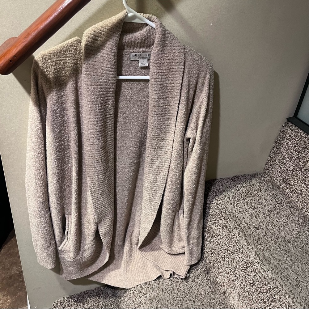 Barefoot Dreams Cozy Cream Cardigan